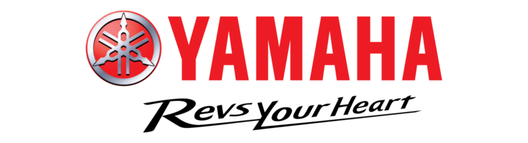 Red Yamaha logo with text “Yamaha. Revs Your Heart.”